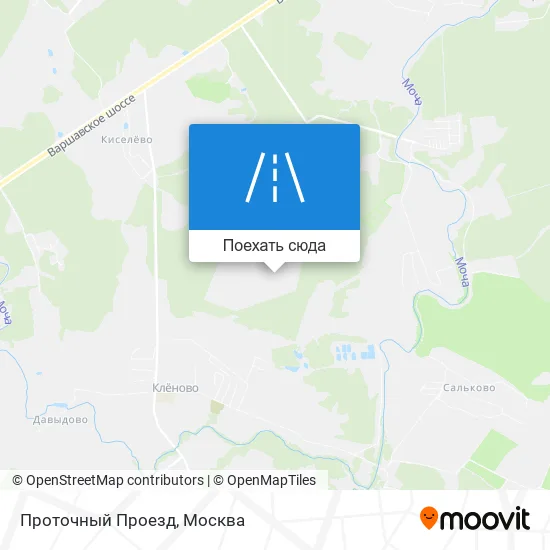 Карта Проточный Проезд