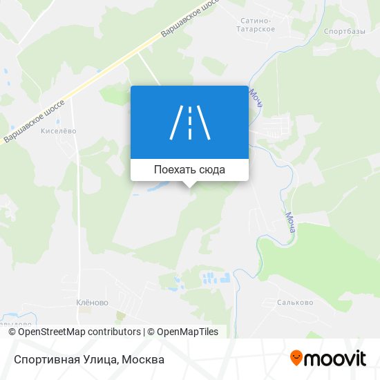 Карта Спортивная Улица