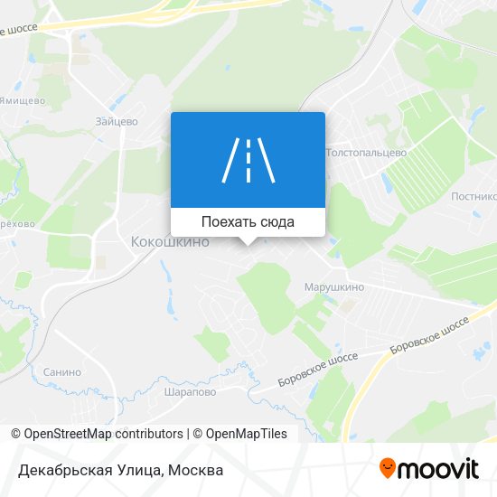 Карта Декабрьская Улица