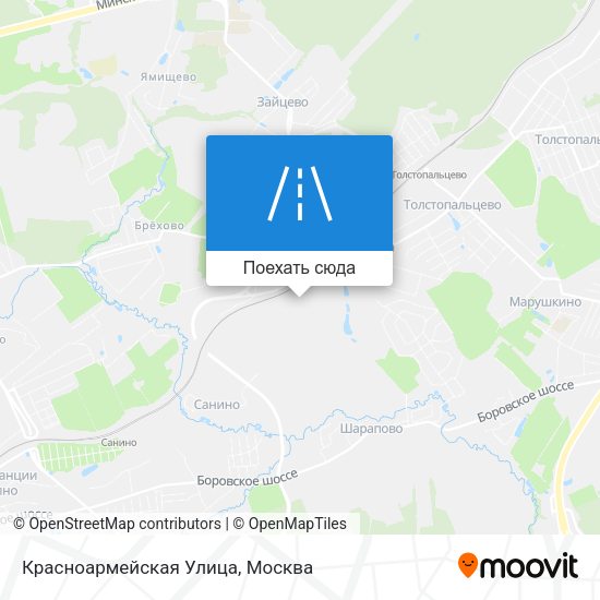 Карта Красноармейская Улица