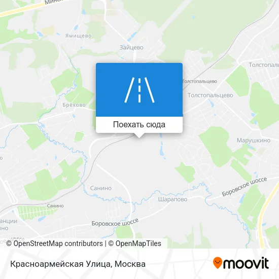 Карта Красноармейская Улица
