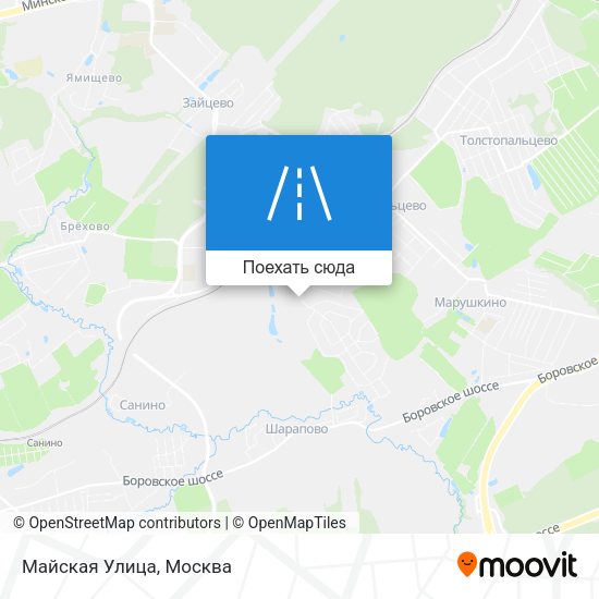 Карта Майская Улица
