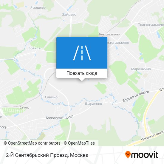 Карта 2-Й Сентябрьский Проезд