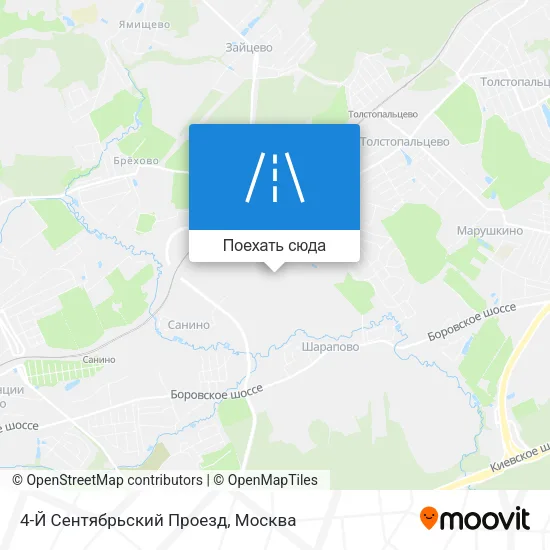 Карта 4-Й Сентябрьский Проезд