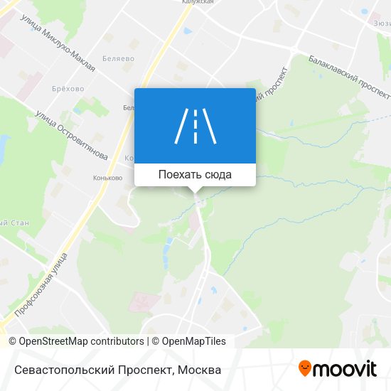 Карта Севастопольский Проспект