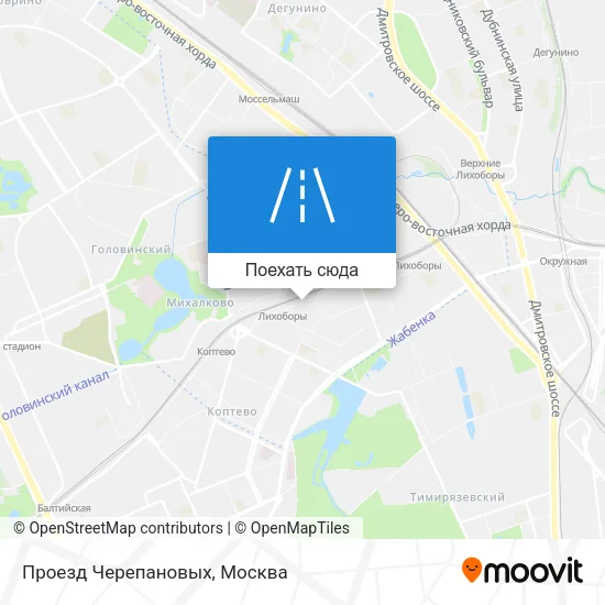 Карта Проезд Черепановых