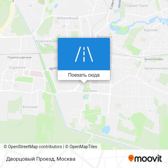 Карта Дворцовый Проезд