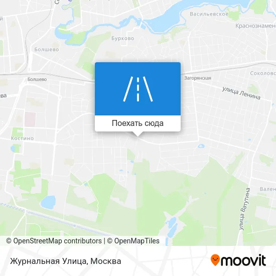 Карта Журнальная Улица