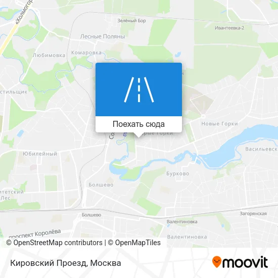 Карта Кировский Проезд