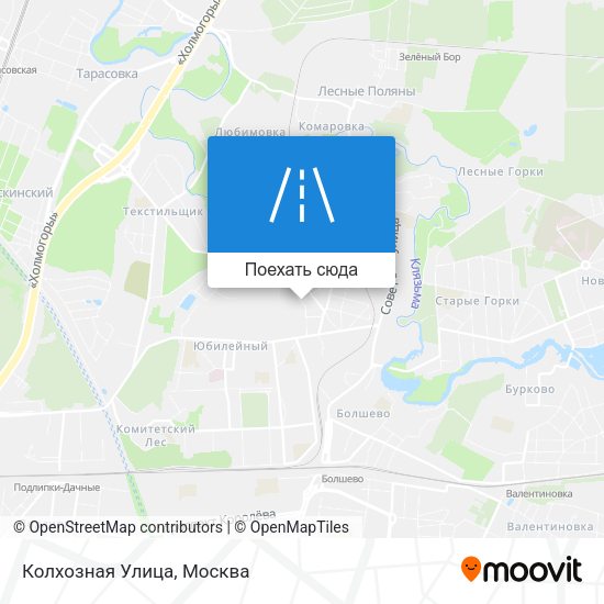Карта Колхозная Улица