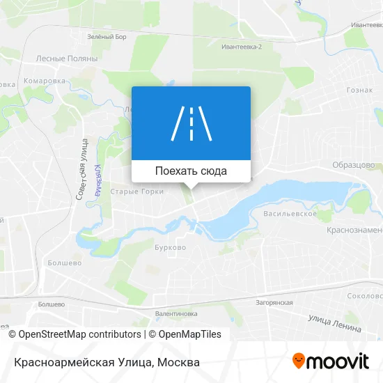 Карта Красноармейская Улица