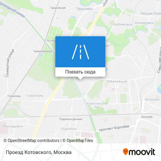 Карта Проезд Котовского