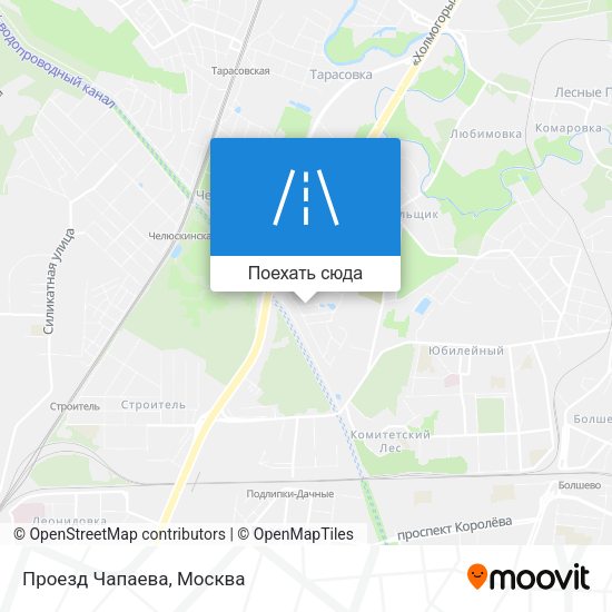 Карта Проезд Чапаева