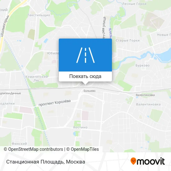 Карта Станционная Площадь