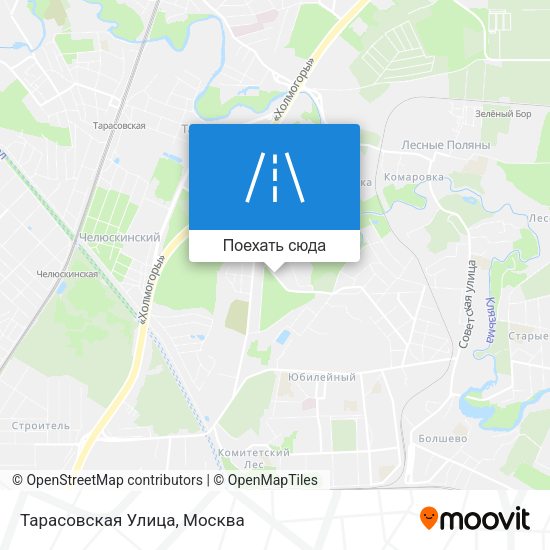 Карта Тарасовская Улица