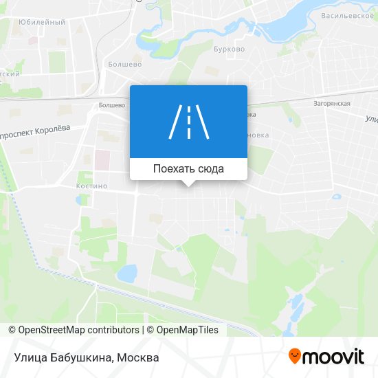 Карта Улица Бабушкина
