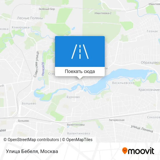 Карта Улица Бебеля