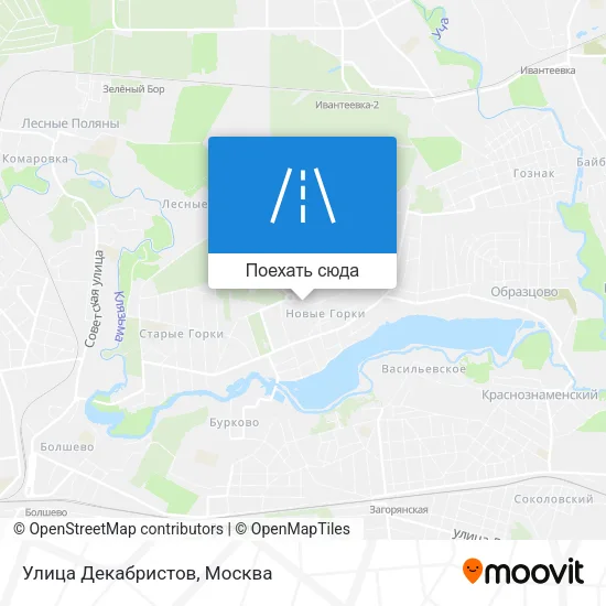 Карта Улица Декабристов