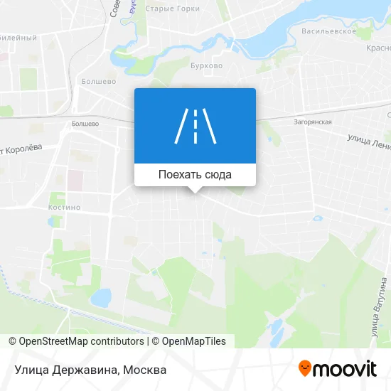 Карта Улица Державина