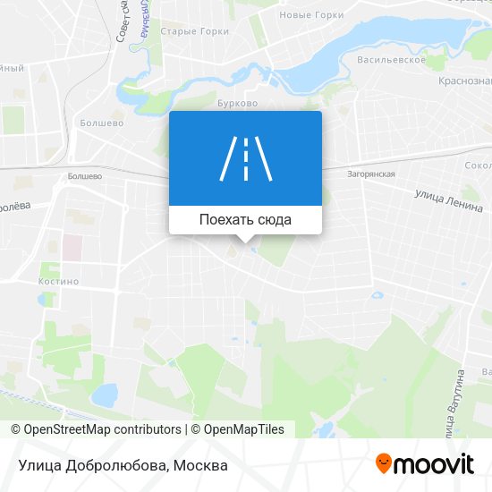 Карта Улица Добролюбова