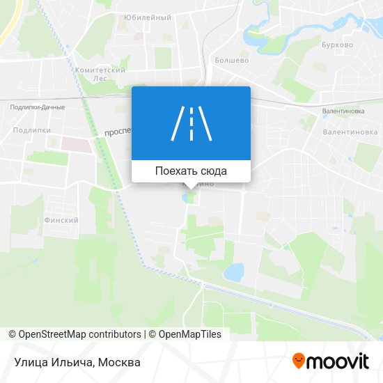 Карта Улица Ильича