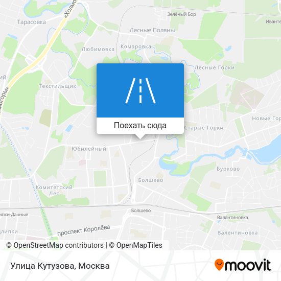 Карта Улица Кутузова