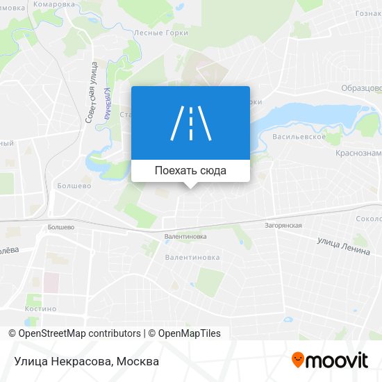 Карта Улица Некрасова