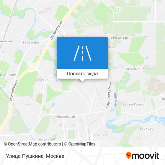 Карта Улица Пушкина