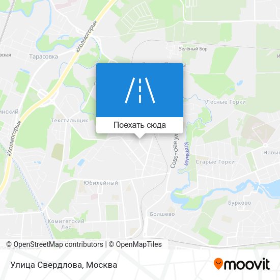 Карта Улица Свердлова