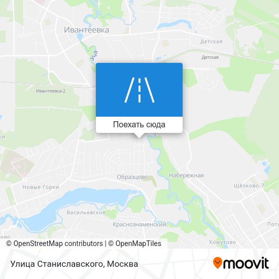 Карта Улица Станиславского