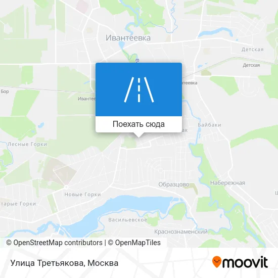 Карта Улица Третьякова