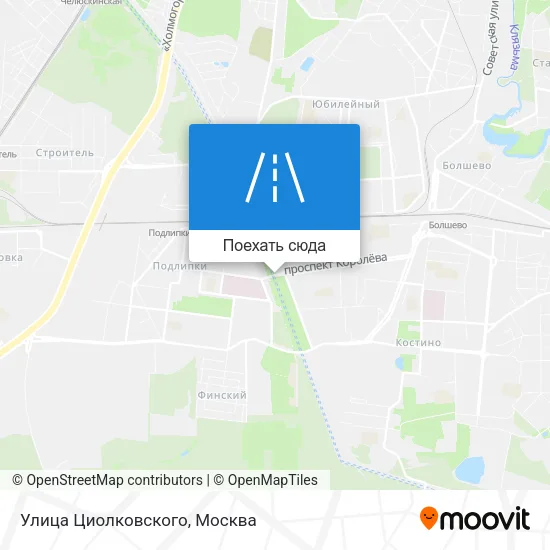 Карта Улица Циолковского