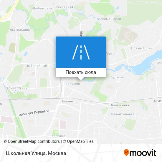 Карта Школьная Улица