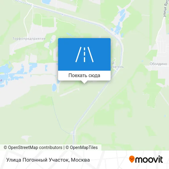 Карта Улица Погонный Участок