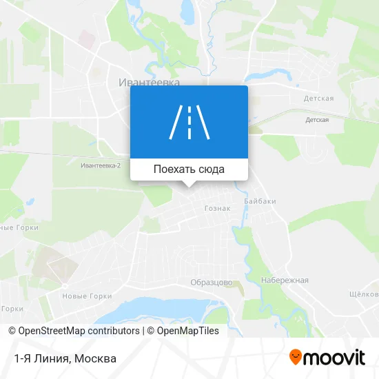 Карта 1-Я Линия