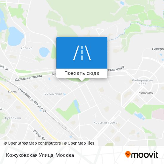 Карта Кожуховская Улица