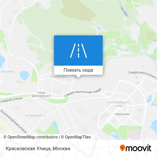 Карта Красковская Улица