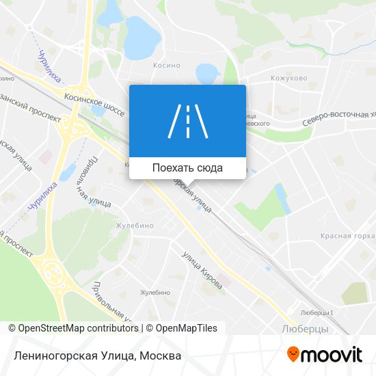 Карта Лениногорская Улица