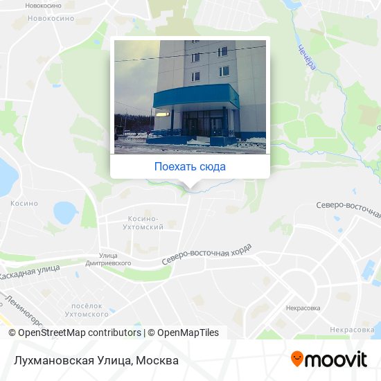 Карта Лухмановская Улица