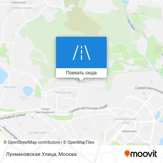 Карта Лухмановская Улица