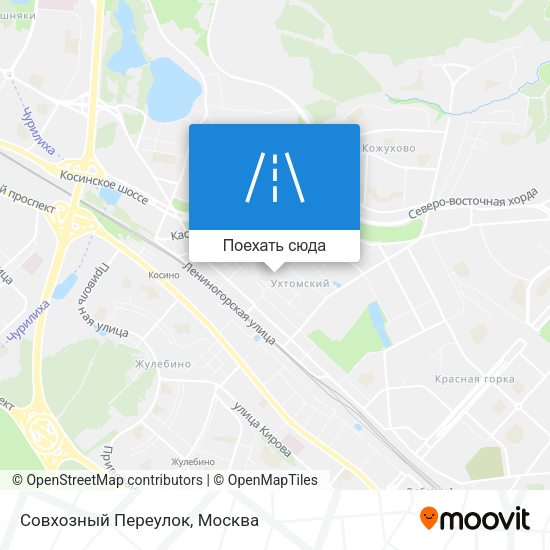 Карта Совхозный Переулок