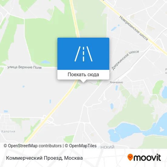 Карта Коммерческий Проезд