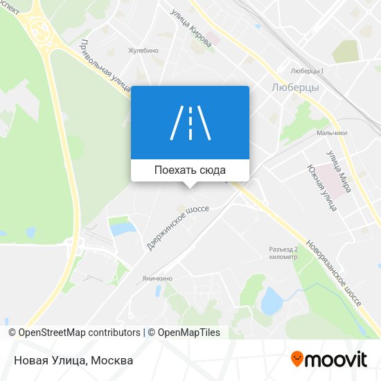 Карта Новая Улица