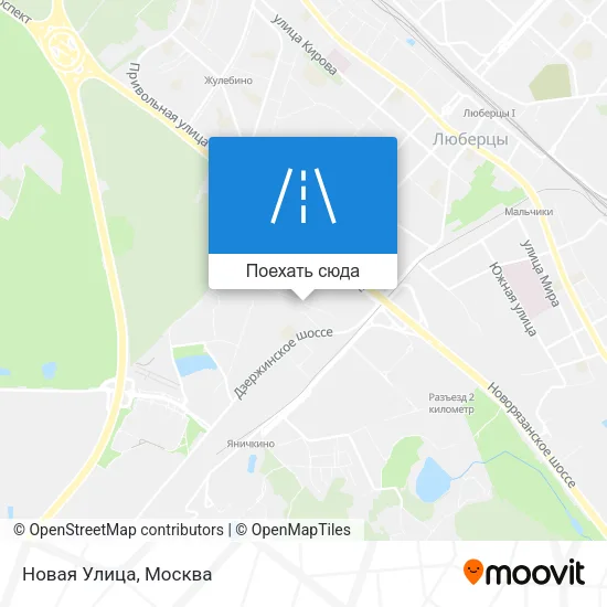 Карта Новая Улица