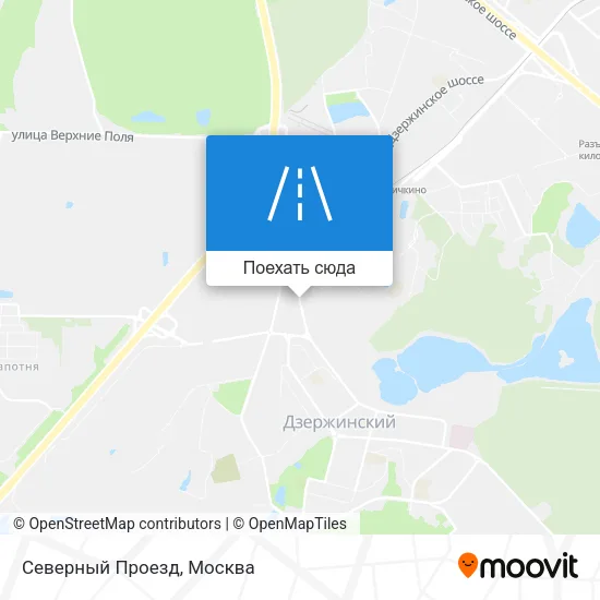 Карта Северный Проезд