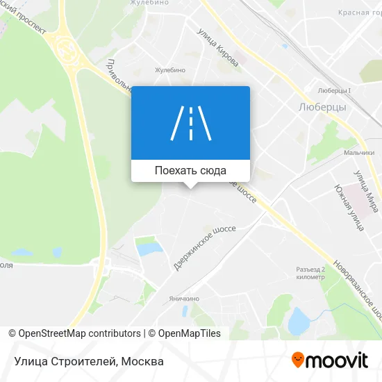 Карта Улица Строителей