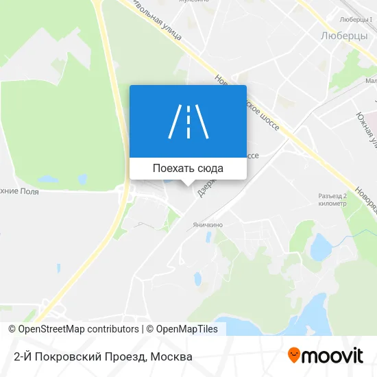 Карта 2-Й Покровский Проезд