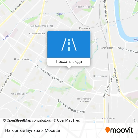 Карта Нагорный Бульвар