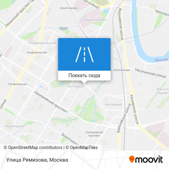 Карта Улица Ремизова