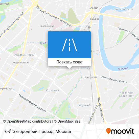 Карта 6-Й Загородный Проезд